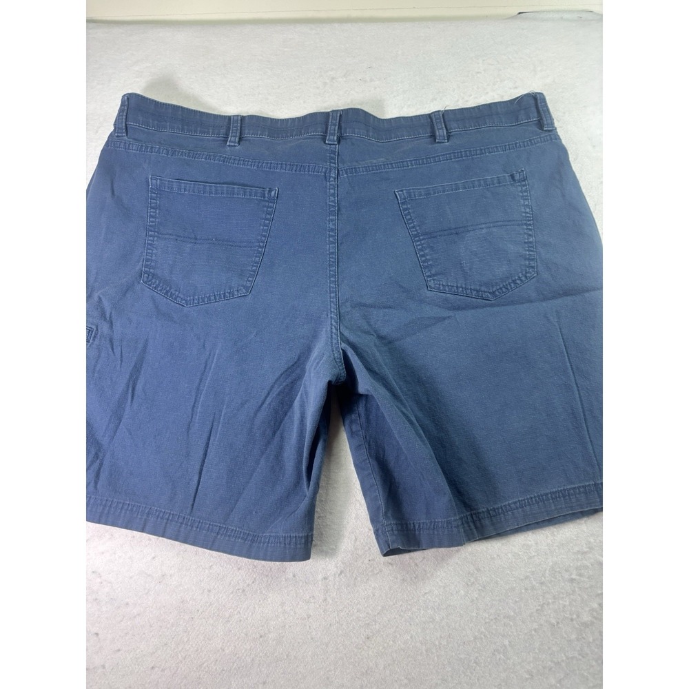 Weatherproof Men's 44x9 Flat Front Shorts Blue Cotton Pockets Active Outdoor